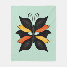 Cobertor De Velo Abstrato Borboleta Estranha Belo Inseto