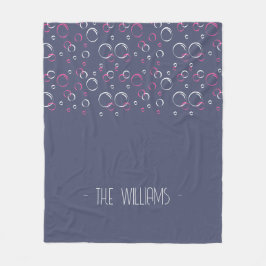 Cobertor De Velo Abstrato com monograma
