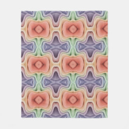 Cobertor De Velo Abstrato Contemporâneo