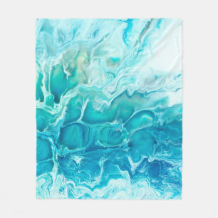 Cobertor De Velo Abstrato criativo azul pintado de fundo, mães