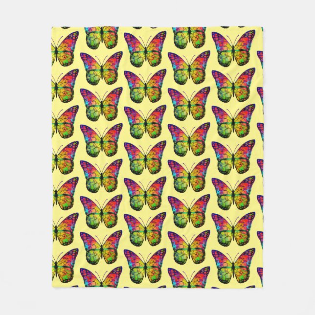 COBERTOR DE VELO ABSTRATO DE BOTÃO (Frente)