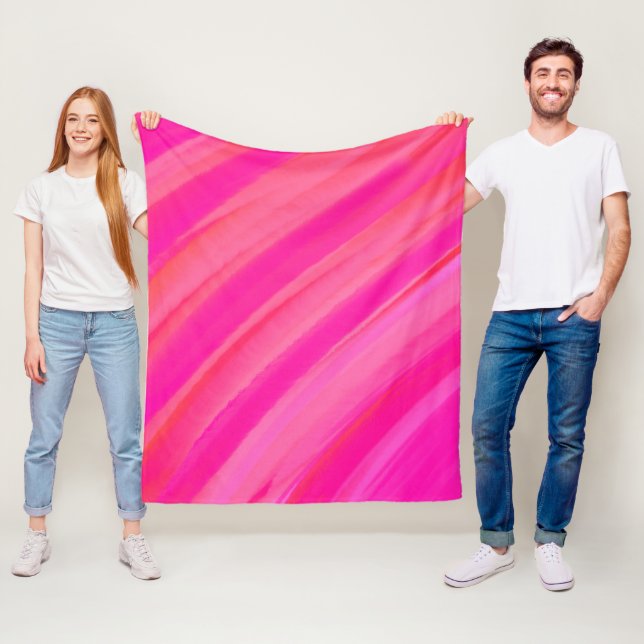 Cobertor De Velo Abstrato de espiral rosa (In Situ)