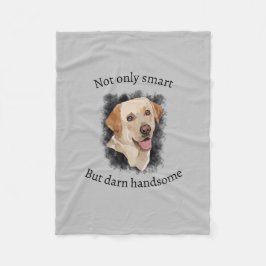 Cobertor De Velo Abstrato Labrador Art