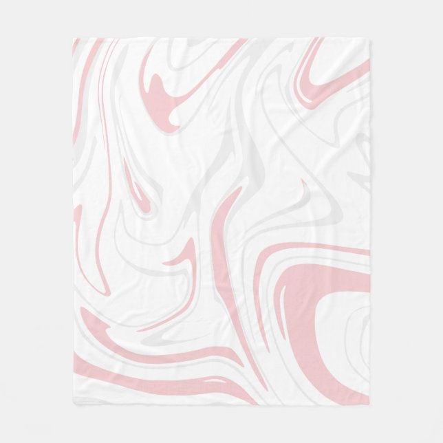 Cobertor De Velo Abstrato Marble (Frente)