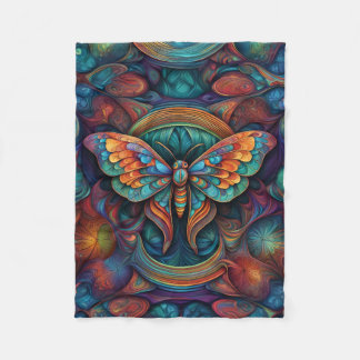 COBERTOR DE VELO ABSTRATO MOTH BLANKET
