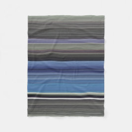 Cobertor De Velo Abstrato nº 1: Azul e cinza