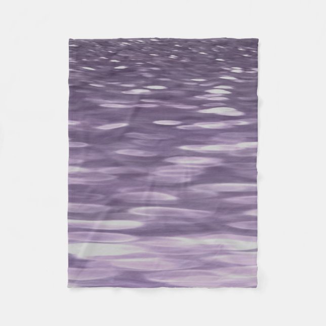 Cobertor De Velo Abstrato nº 1: Shimmer ultra violeta (Frente)