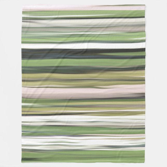 Cobertor De Velo Abstrato nº 2: borrão verde-oliva (Frente)