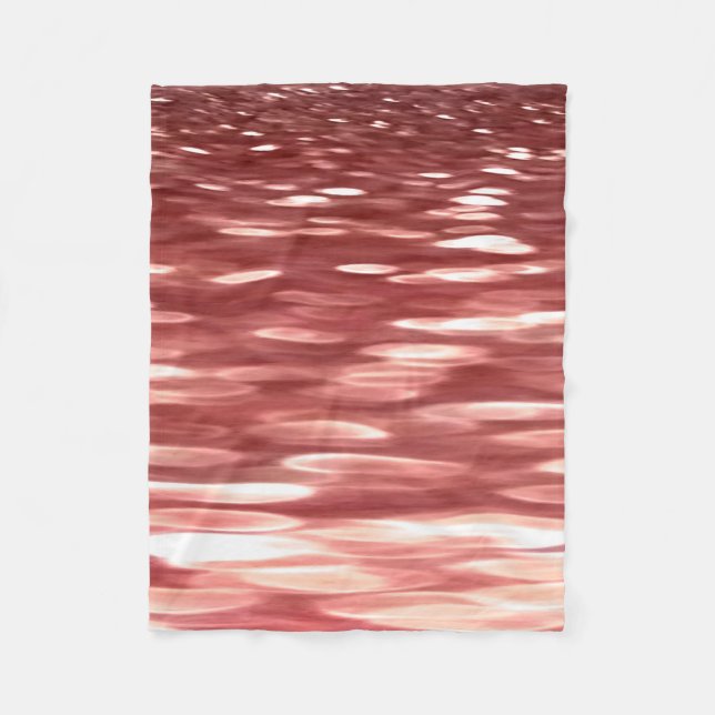 Cobertor De Velo Abstrato nº 2: Desfocamento vermelho (Frente)