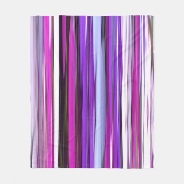 Cobertor De Velo Abstrato nº 2: Desfoque roxo (Frente)