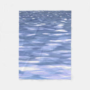 Cobertor De Velo Abstrato nº 3: Shimmer azul em pó