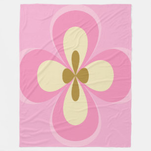 Cobertor De Velo Abstrato Pinks Art