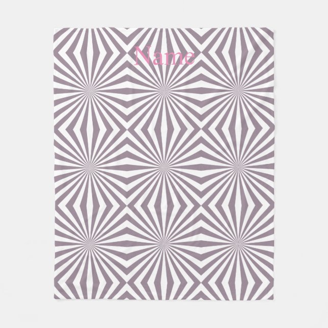 Cobertor De Velo Abstrato Starburst Thunder_Cove (Frente)