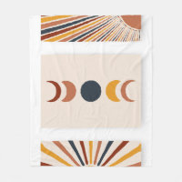 Abstrato Sun Moon Boho Posters