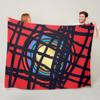 Cobertor De Velo ABSTRATO SUPER Fleece Blanket