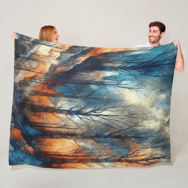 Cobertor De Velo Abstrato Trabalho de arte 10 - (In Situ)