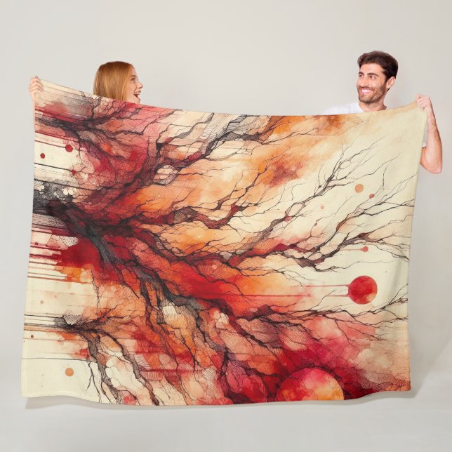 Cobertor De Velo Abstrato Trabalho de arte 13 - (In Situ)