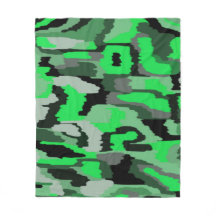 Abstrato Verde e Preto