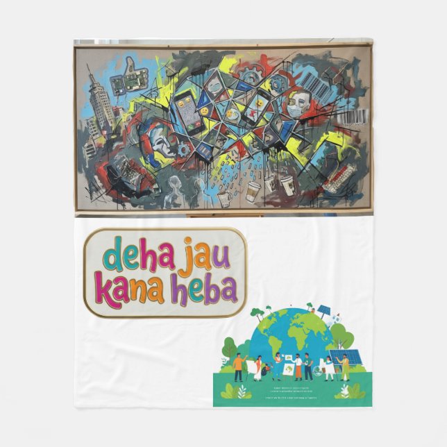 Cobertor De Velo Absurd image Like abstract (Frente)