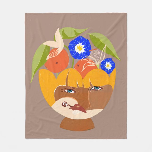 Cobertor De Velo Abundância de Pensamentos (Frente)