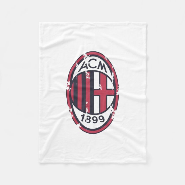 Cobertor De Velo Ac milan retro embutido (Frente)