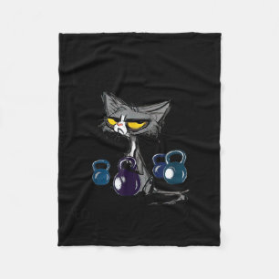 Cobertor De Velo Academia de Gatos Pretos Treine Porque Assassinato