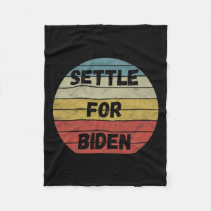 Cobertor De Velo Acalme-Se Para Biden - Qualquer Um, Exceto Trump B