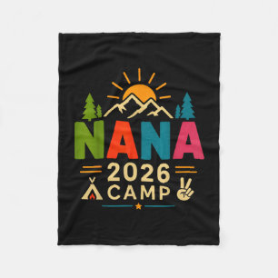 Cobertor De Velo Acampamento da Nana 2026 divertido acampamento fam