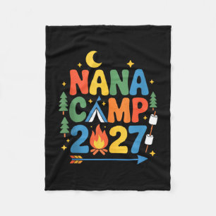Cobertor De Velo Acampamento da Nana 2027 férias em família verão e