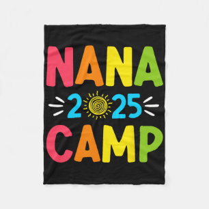 Cobertor De Velo Acampamento da Vovó 2025 Férias em Família Verão E