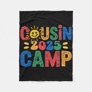 Cobertor De Velo Acampamento de Primos 2025 Acampamento Fogueira Fé