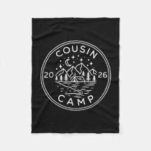 Cobertor De Velo Acampamento de primos acampamento vida de verão é 