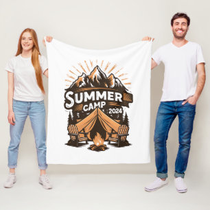 Cobertor De Velo Acampamento de Verão 2024 Férias de Acampamento de