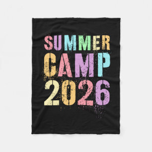 Cobertor De Velo Acampamento de verão fofo 2026 diretor da equipe d