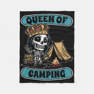 Cobertor De Velo Acampamento Esqueleto Tenda - Rainha da Fogueira