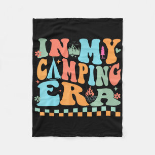Cobertor De Velo Acampamento na Minha Era de Acampamento Retro Groo