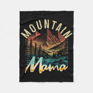 Cobertor De Velo Acampamento Vintage de Trilha Mãe da Montanha Aven