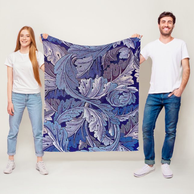 Cobertor De Velo Acanthus Purple, William Morris (In Situ)