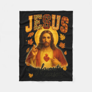 Cobertor De Velo Ação de Graças Hugvyn Jesus É Minha Estação Favori