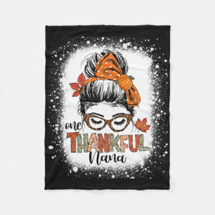 Cobertor De Velo Ação de Graças Nana Messy Bun Fall Autumn G