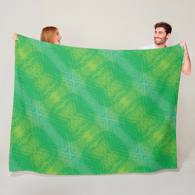 Cobertor De Velo Aceitação | Medalhões de Boho Azul Amarelo (In Situ)