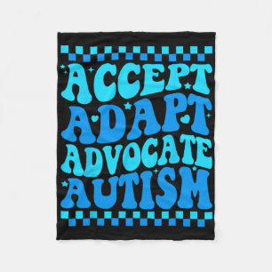 Cobertor De Velo Aceitar Adaptar o Advocate Autismo Homens Meses de
