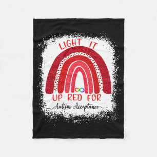 Cobertor De Velo Acenda-O De Vermelho Para Aceitação De Consciência