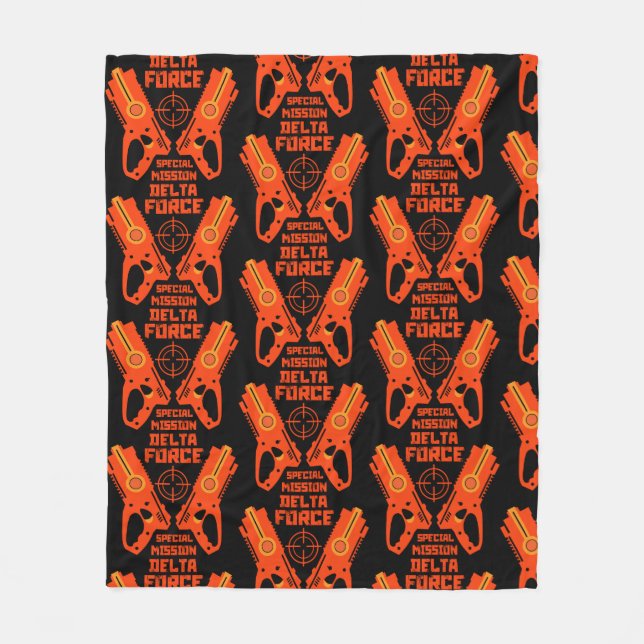 Cobertor De Velo Acessórios à Batalha de Toy Gun Kids (Frente)