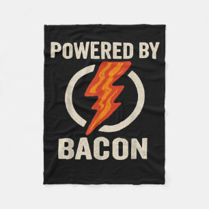 Cobertor De Velo Acionado Por Bacon Funny Meat Lover Churrasco Gril