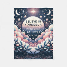 Acredite em si e no mundo