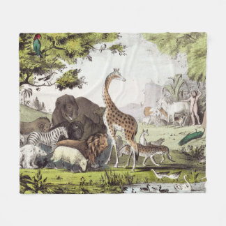 Cobertor De Velo Adam Nomeia as Criaturas