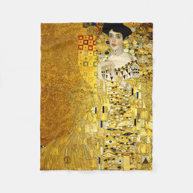 Cobertor De Velo Adele Bloch-Bauer mim por Gustavo Klimt (Frente)