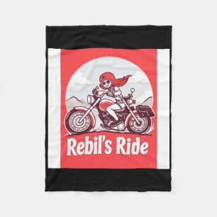 Cobertor De Velo Adesivo de Motociclista Rebelde