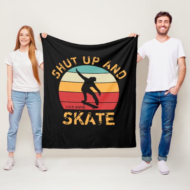 Cobertor De Velo Adicionar Nome Alterar TODO Texto Encerrar e Skate (In Situ)